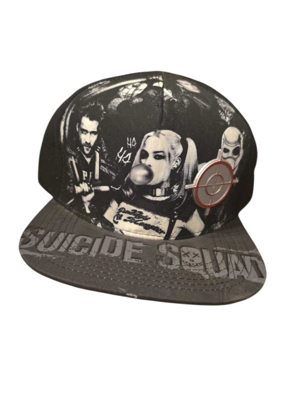 Officially Licensed Suicide Squad "In Squad We Trust" Snapback Hat Sz OS in EUC
